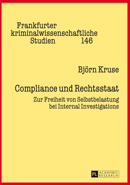 Compliance und Rechtsstaat