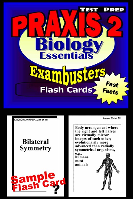 PRAXIS II Biology Test Prep Review--Exambusters Flash Cards