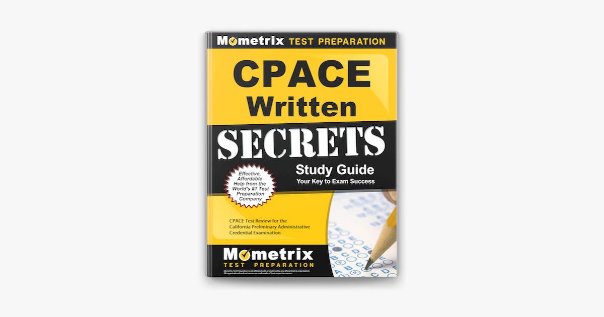 Cpace Written Secrets Study Guide On Apple Books