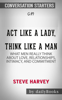 Daily Books - Act Like a Lady, Think Like a Man, Expanded Edition: What Men Really Think About Love, Relationships, Intimacy, and Commitment by Steve Harvey: Conversation Starters artwork