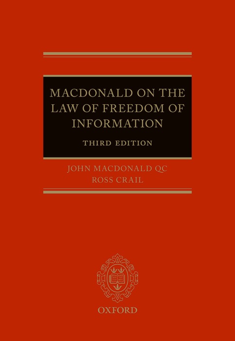 Macdonald on the Law of Freedom of Information