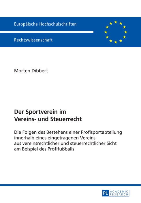 Der Sportverein im Vereins- und Steuerrecht