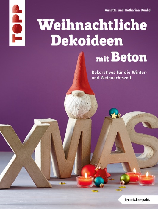 Weihnachtliche Dekoideen mit Beton