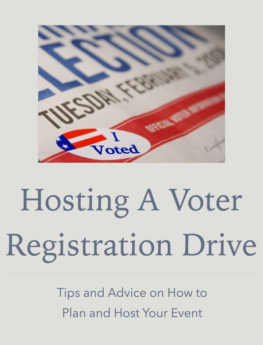 Hosting a Voter Registration Drive