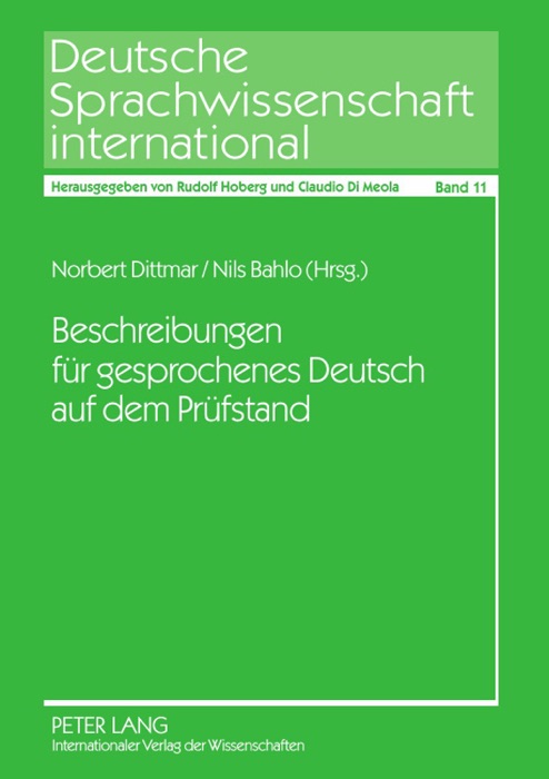 Beschreibungen für gesprochenes Deutsch auf dem Prüfstand