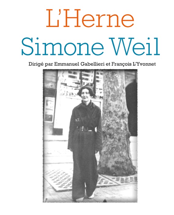 Cahier Simone Weil