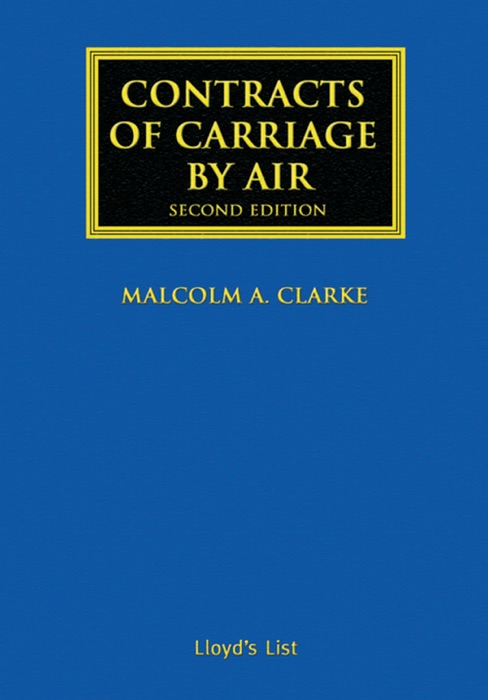 Contracts of Carriage by Air