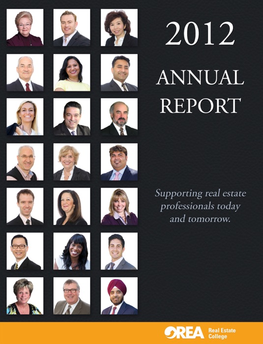 OREA Real Estate College Annual Report 2012