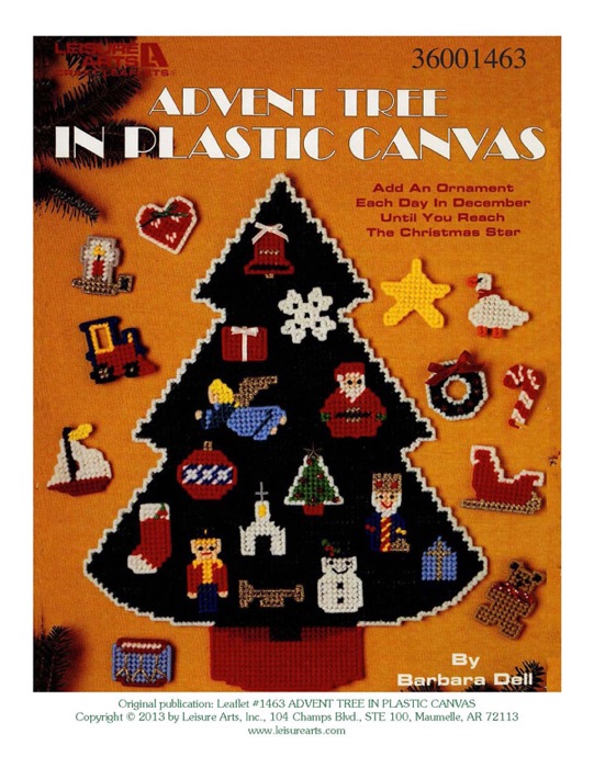 Advent Calendar in Plastic Canvas eBook