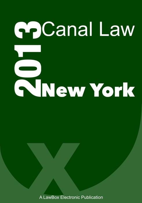New York Canal Law 2013