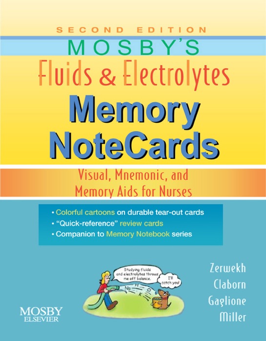 Mosby's Fluids & Electrolytes Memory NoteCards - E-Book