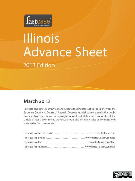 Illinois Advance Sheet March 2013