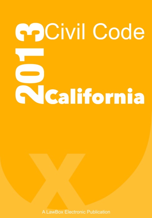 California Civil Code 2013