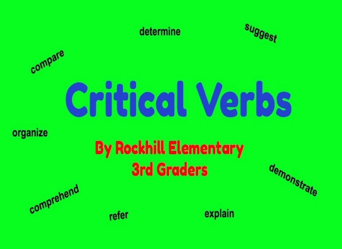 Critical Verbs