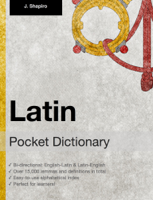 John Shapiro - Latin Pocket Dictionary artwork