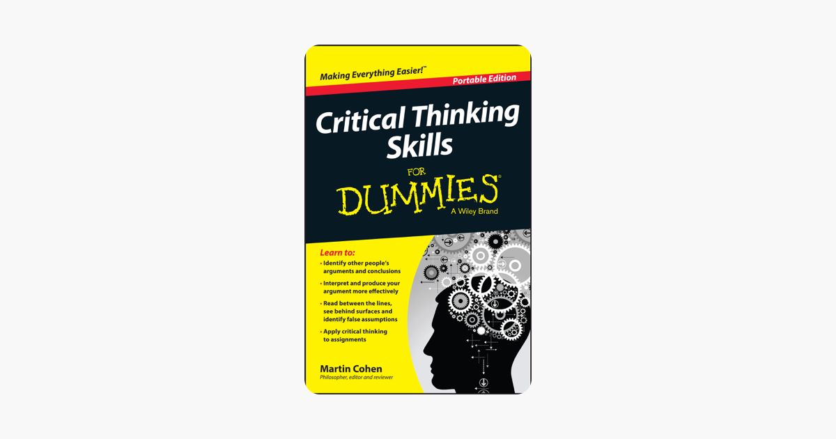 pdf-critical-thinking-skills-for-dummies-by-martin-cohen-ebook-perlego