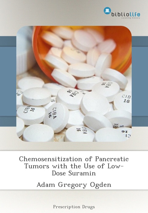 Chemosensitization of Pancreatic Tumors with the Use of Low-Dose Suramin