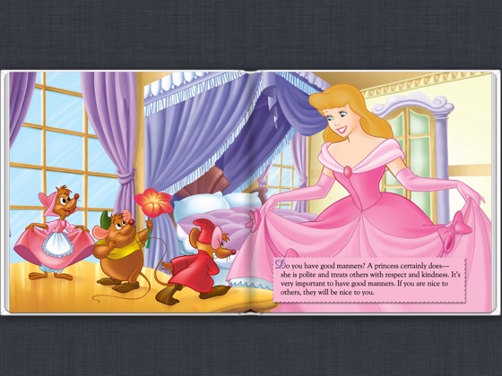 princess book with figurines