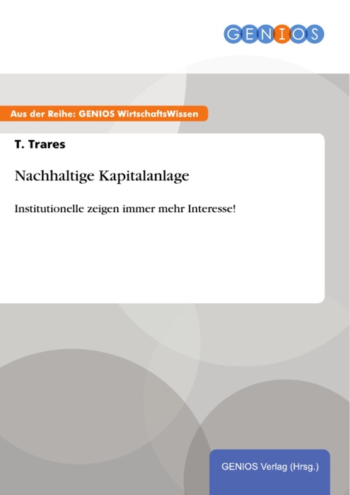 Nachhaltige Kapitalanlage