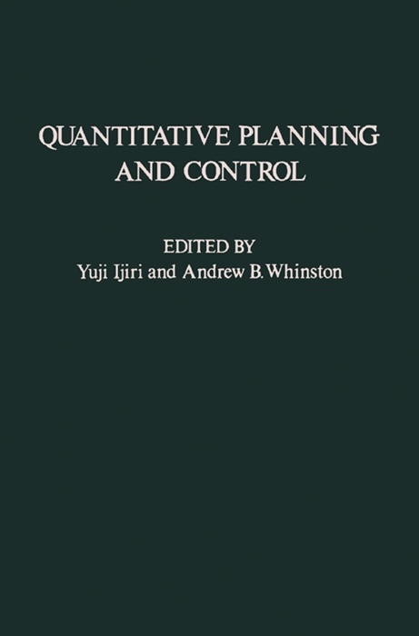 Quantitative Planning and Control