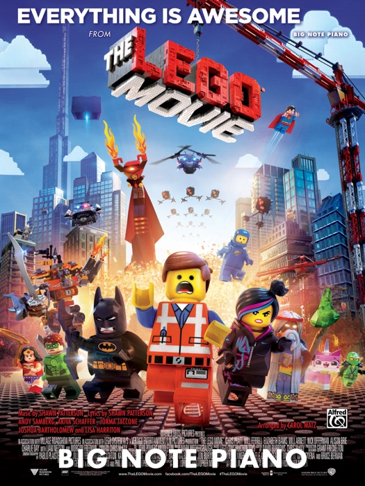 Everything Is Awesome (fFrom the Lego® Movie) for Big Note Piano