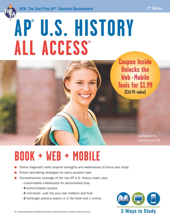 AP® U.S. History All Access Book + Online + Mobile