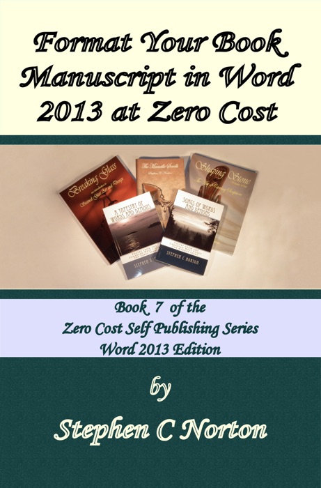 Format Your Book Manuscript in Word 2013 at Zero Cost