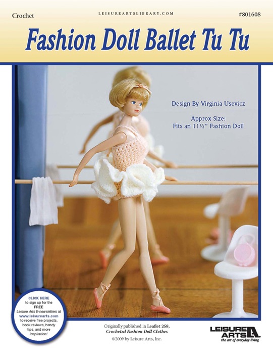 Fashion Doll Ballet Tu Tu Crochet ePattern