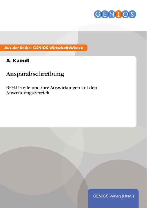 Ansparabschreibung