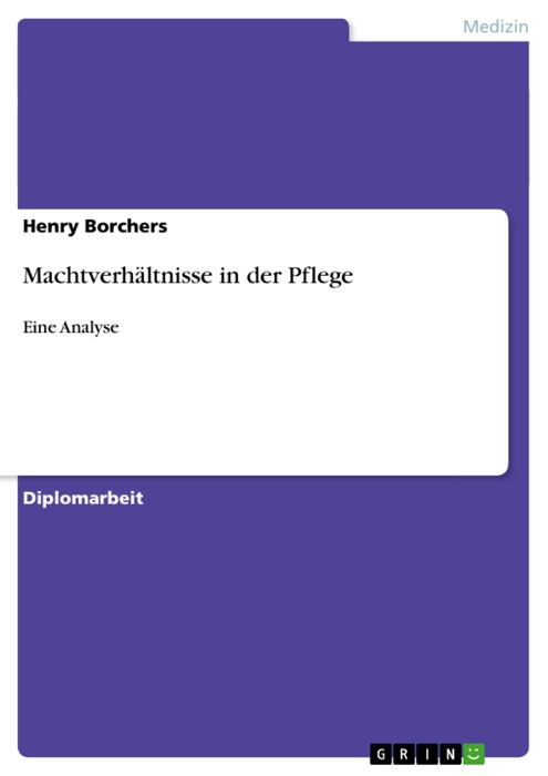 Machtverhältnisse in der Pflege