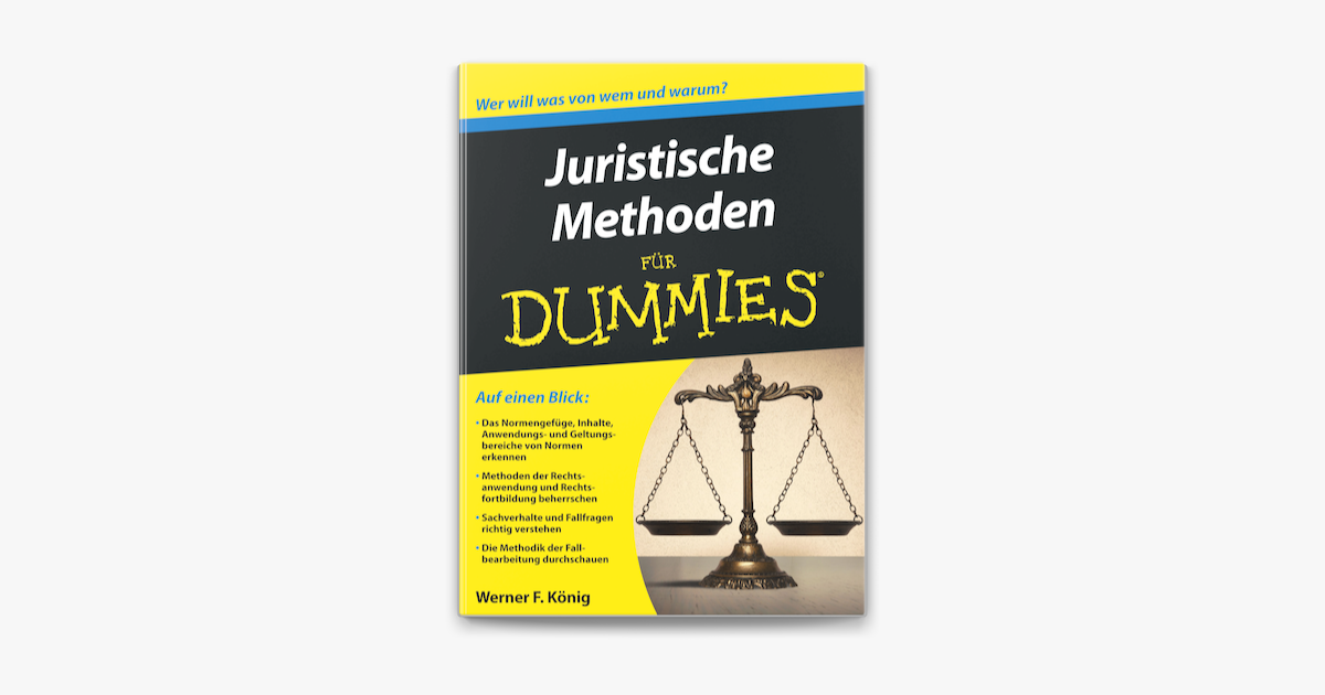 Juristische Methoden für Dummies on Apple Books