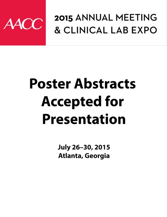 AACC 2015 Abstracts eBook