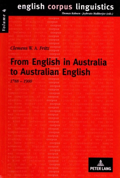 From English in Australia to Australian English