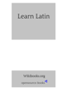 Learn Latin - Wikibooks