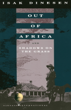 Out of Africa - Isak Dinesen Cover Art