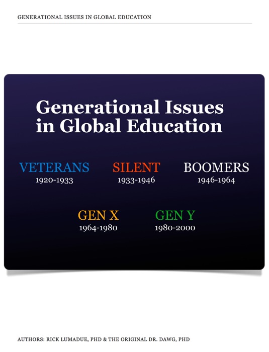 Generational Issues in Global Education