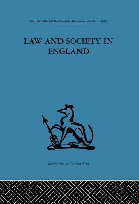 Law and Society in England