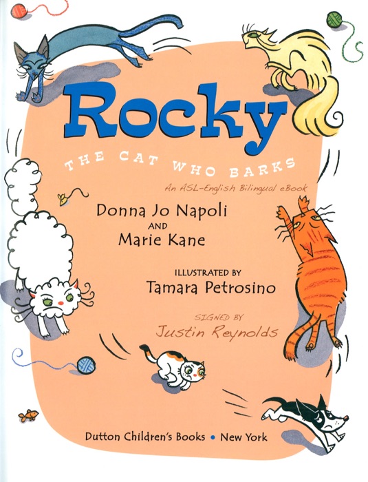 RISE eBooks Presents: Rocky The Cat Who Barks (ASL version)