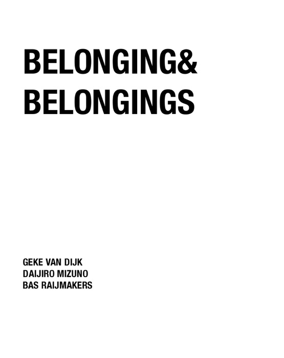 Belonging & Belongings