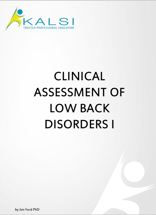 Clinical Assessment of Low Back Disorders I