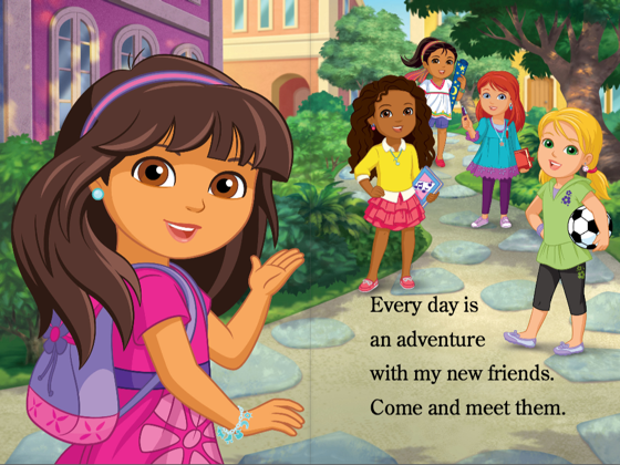 ‎Meet My Friends! Read-Along Storybook (Dora and Friends) on Apple Books