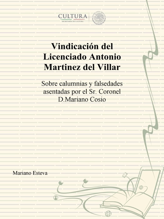 Vindicación del Licenciado Antonio Martinez del Villar