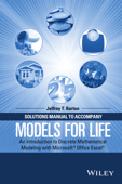 Solutions Manual to Accompany Models for Life - Jeffrey T. Barton