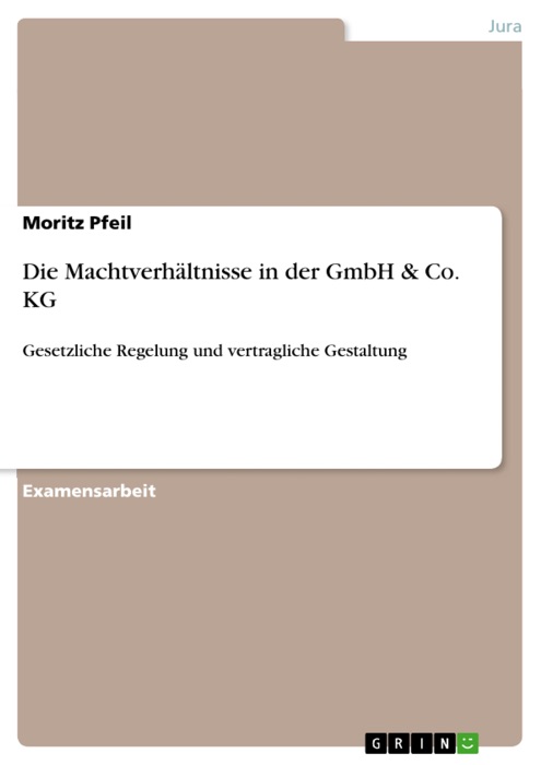 Die Machtverhältnisse in der GmbH & Co. KG