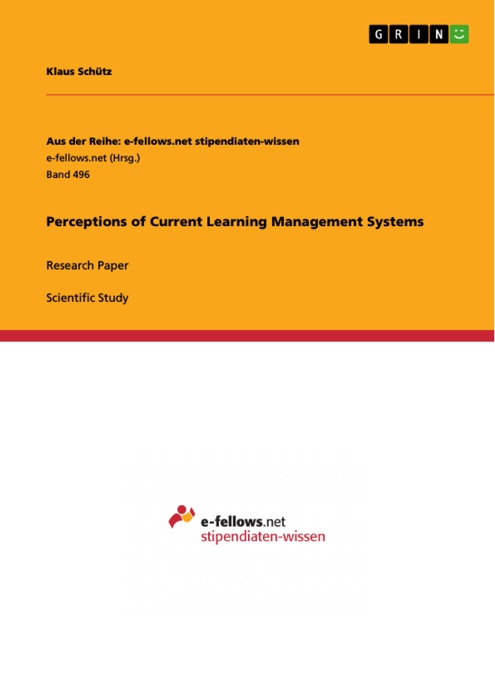 Perceptions of Current Learning Management Systems