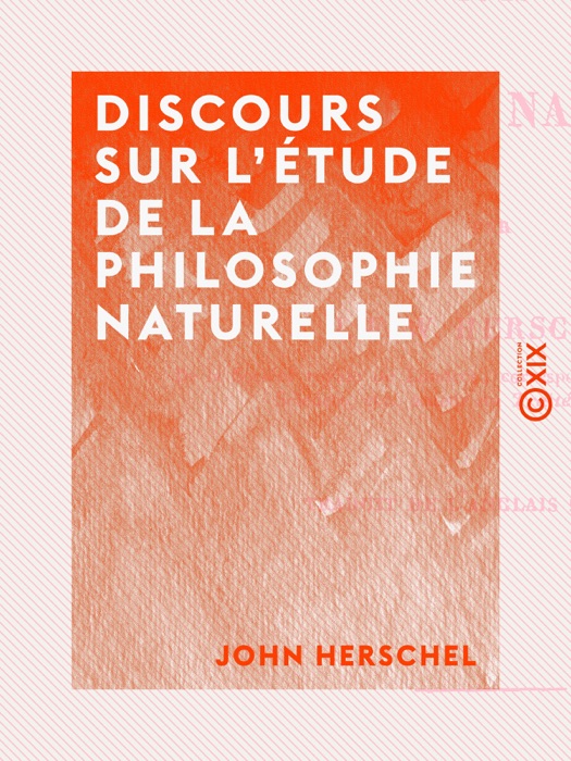 Discours sur l'étude de la philosophie naturelle