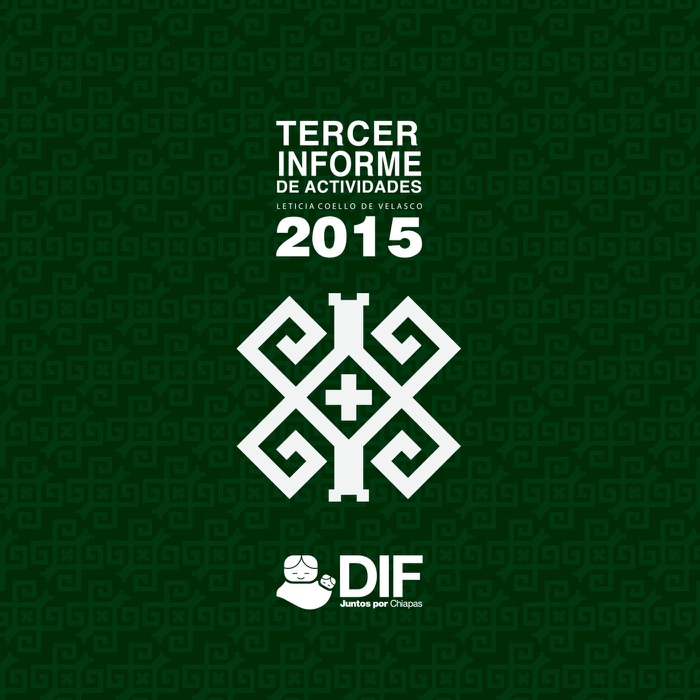 Tercer informe de actividades 2015 DIF Chiapas