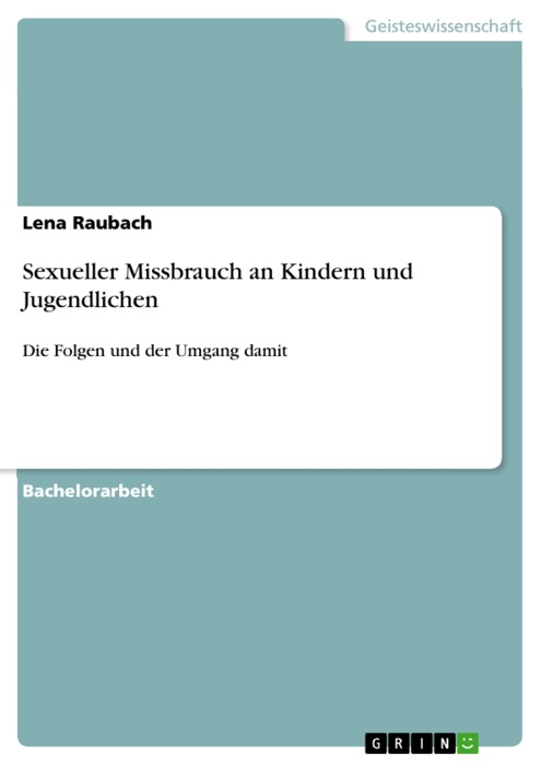 Sexueller Missbrauch an Kindern und Jugendlichen