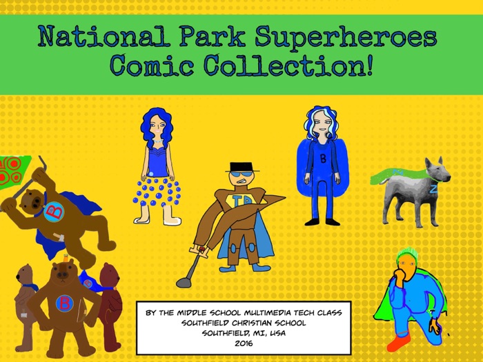 National Park Superheroes Comic Collection