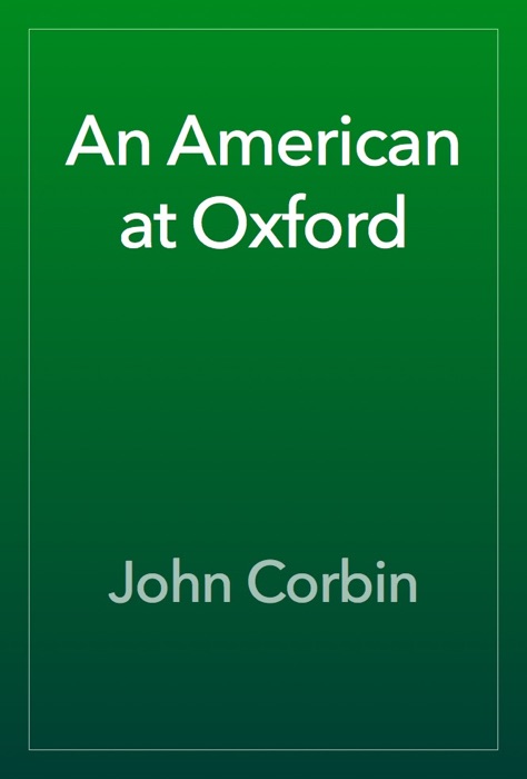 An American at Oxford